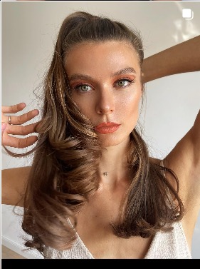 Brunette Beauty Closeup